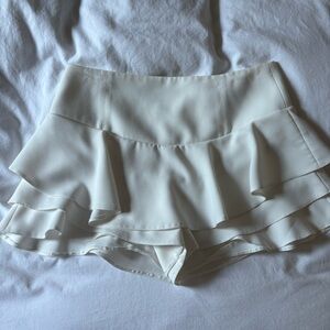 White Zara skirt